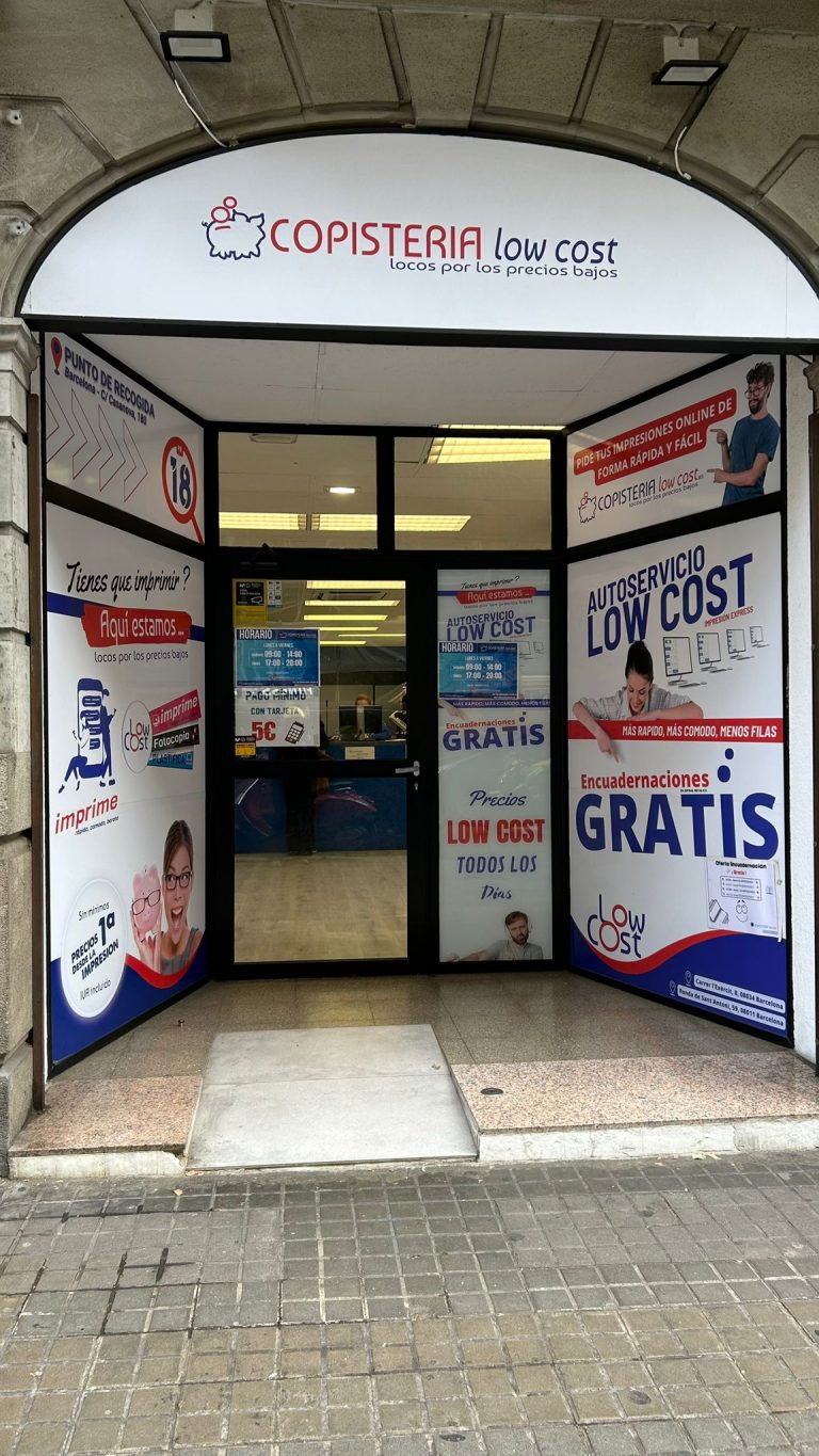 Copistería Low Cost Barcelona Clínic