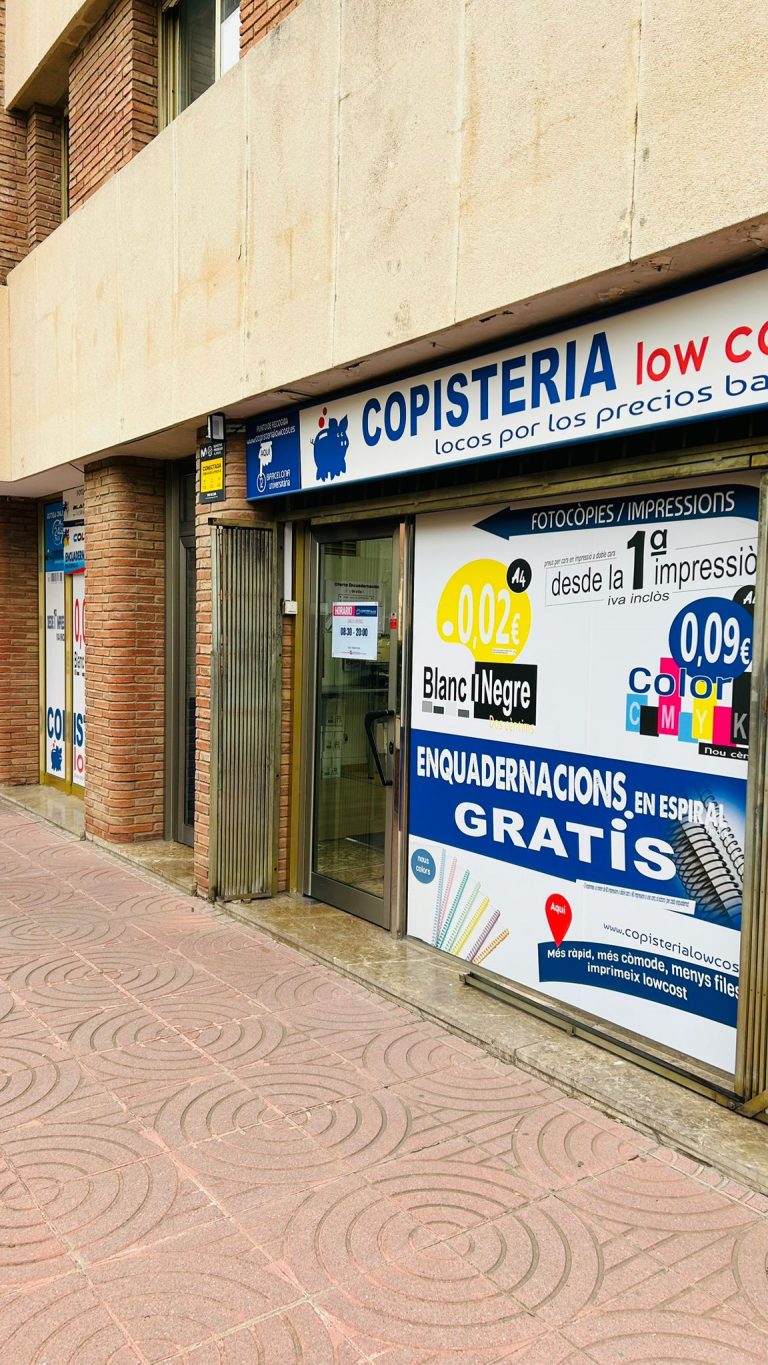 Copistería Low Cost Barcelona Universitaria