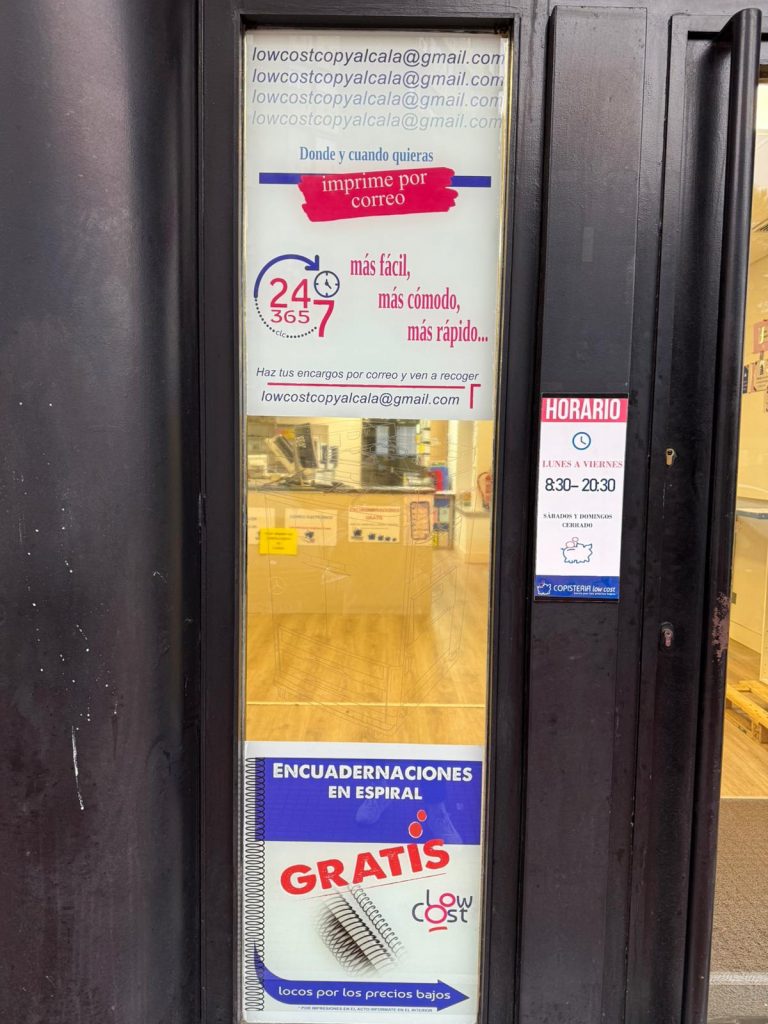 Copistería Low Cost Alcalá de Henares (Madrid) - foto 3