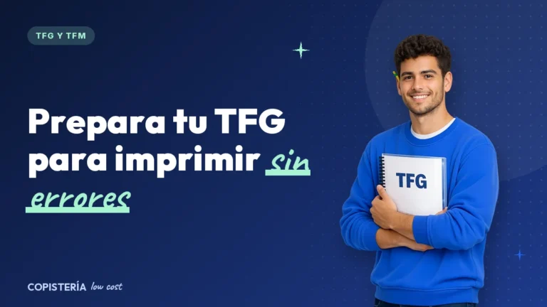 Cómo preparar tu TFG para imprimir y encuadernar sin errores