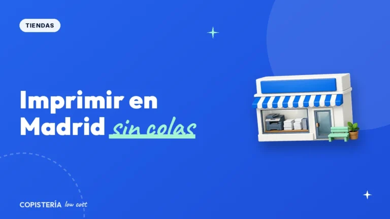 Imprimir apuntes en Madrid: tiendas, precios y cómo recoger